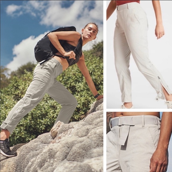 Athleta Pants & Jumpsuits Athleta Trekkie Belted Pant Nwot Poshmark
